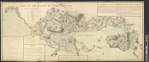 A survey of the city and fortress of Louisbourg, the harbour, and their environs, from Fresh Water Cove in Gabarouse Bay to about a mile to the eastward of the Light house Point