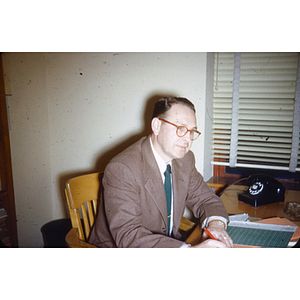 Gilbert G. MacDonald, Dean of Freshman, December 1952