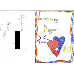 Card To The City Of Boston From Student At Mayport Coastal Sciences 