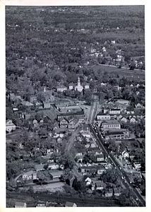 Aerial photo Reading Square looking north