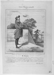 «........ décidément, je commence à avoir pardessus la tête du cousin de ma femme !!! Le Cousin. Le cousin est communément un petit animal, mince, élégant, léger, qui se glisse dans l’intérieur des habitations pour y porter le trouble et l’inquiétude. Il est la terreur des maris, et leur cause souvent des cuisantes insomnies. Son bourdonnement, en revanche, paraît fort mélodieux aux jeunes femmes qui s’ennuient. S’il faut en croire nos plus profonds naturalistes et notamment tous les vaudevillistes contemporains, il est bien peu de ménages qui ne soient affligés d’aumoins un petit cousin. On s’en délivre diffilement. Quand on les chasse par la porte, ils rentrent par la fenêtre. (Scribe Histoire naturelle).