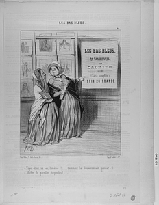 - Voyez donc un peu, Isménie!.... Comment le Gouvernement permet-il d'afficher de pareilles turpitudes?....