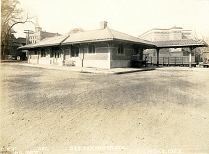 Easterly view from Milton Railroad Station