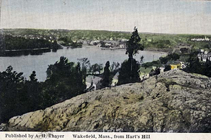 Wakefield, Mass. from Hart's Hill