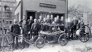 Fountain Engine No. 3, Crescent Street, circa 1886