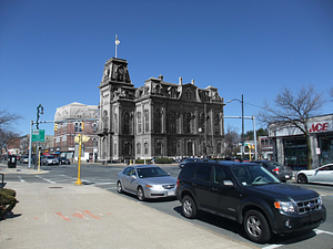 Wakefield Town Hall, corner of Main and Water Streets, Wakefield, Mass.