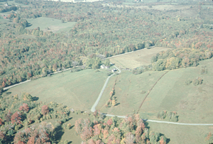 Aerial oblique view southern part of Whitman's (old Goodrich Brothers' Farm) land on 14 October 1971.
