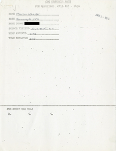 Citywide Coordinating Council daily monitoring report for South Boston High School by Marilee Wheeler, 1976 January 20
