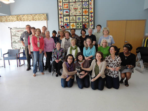 Volunteers and staff at the Stoughton Mass. Memories Road Show