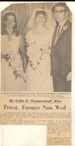 Newsworthy wedding of Doherty