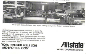 Allstate/O.I.C. auto body repair training facility