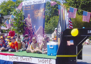 Cub Scout Pack 27, Hingham parade 2005