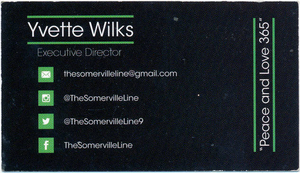 The Somerville line business card