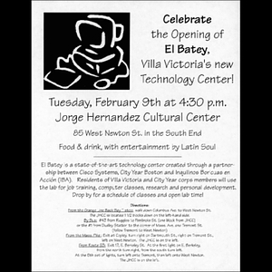 Celebrate the opening of El Batey.