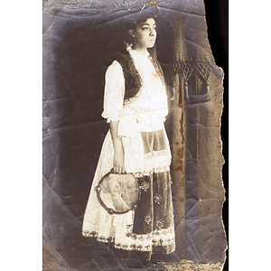 Woman in gypsy costume