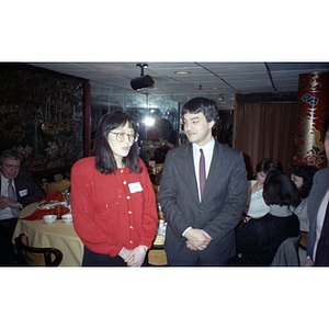 Guests at a celebration of the Lunar New Year hosted by the Chinese Progressive Association