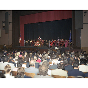 President Ryder speaks at Law School commencement in Blackman Auditorium