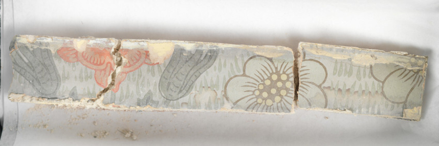 Wallpaper on plaster