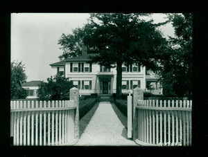 Exterior view of the H. Spencer Haskell House, Shrewsbury, Mass., undated