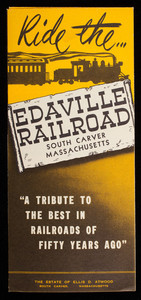 Ride the...Edaville Railroad pamphlet