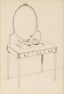 Toilet Table and Mirror