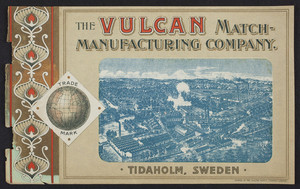Brochure for The Vulcan Match-Manufacturing Company, Tidaholm, Sweden, undated