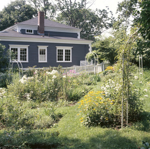 Dorothy's garden, looking towards the house, Codman House, Lincoln, Mass.