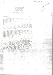 Letter from Colin MacLaine to Mark H. McCormack