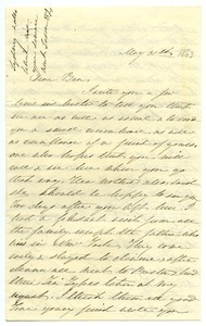 Letter from Henry R. Hinckley to Benjamin Smith Lyman