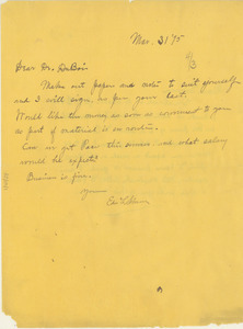 Letter from Ed. L. Simon & Co. to W. E. B. Du Bois