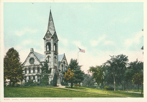 Chapel and Campus Agricultural College, Amherst, Massachusetts
