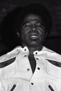 James Brown at the Sugar Shack: half-length portrait