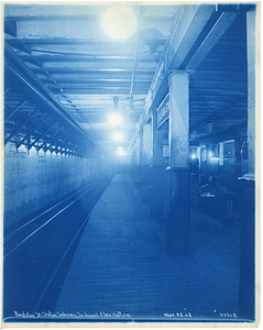 Boylston Street subway station southbound elevated platform