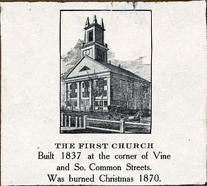 First Church, Vine & South Common Streets