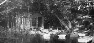 Quannapowitt Yacht Club, Linda Road, circa 1948