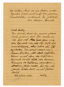 Letter from Helmut Hirsch to his family and friends, June 3, 1937