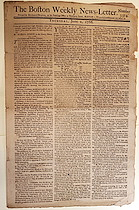 Boston Weekly News-Letter [newspaper]