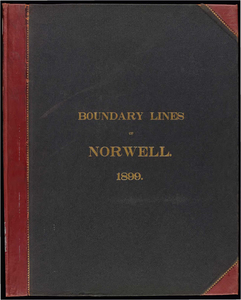 Atlas of the boundaries of the town of Norwell, Plymouth County