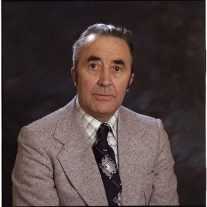 Jim Cassidy, shoe-shop owner, Downpatrick. Portraits