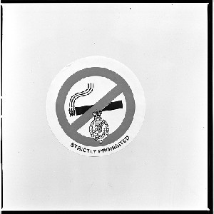 RUC "No Smoking" sign