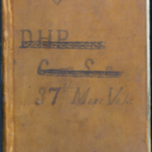 37th Regiment Massachusetts Volunteer Infantry Quartermaster Papers (1864-1865)