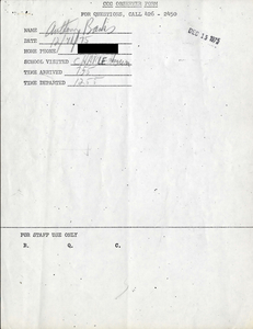Citywide Coordinating Council daily monitoring report for Charlestown High School by Anthony Banks, 1975 December 11
