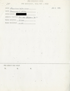Citywide Coordinating Council daily monitoring report for South Boston High School by Marilee Wheeler, 1976 January 5