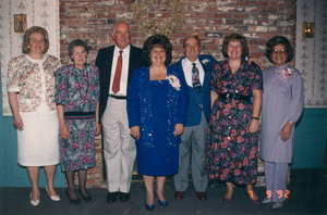Our wedding party at 40th wedding anniversary