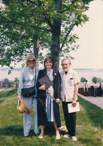 Mom and Dad celebrating my graduation