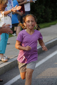 Finishing a 5K in Wilmington