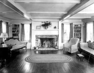 Bruce Barton House, Foxboro, Mass., Parlor..