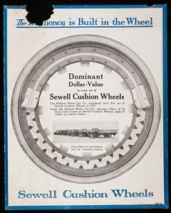 Resiliency is built in the wheel, Sewell Cushion Wheel Company, Detroit, Michigan
