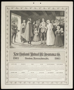 Calendar for New England Mutual Life Insurance Co., Post Office Square, Boston, Mass., 1903