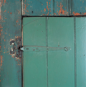 Detail view of interior door, Boardman House, Saugus, Mass.